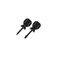 Screwdriver flat icon. vector