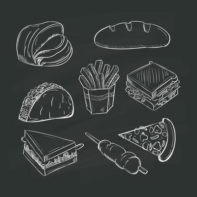 Sketch food icon vector design illustration