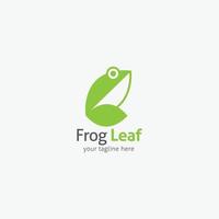 Frog logo vector design illustration