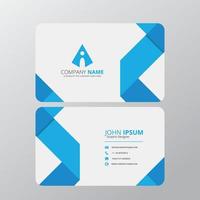 Modern Creative and Clean Business Card Design Print Templates. Flat Style Vector Illustration