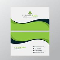 Modern Creative and Clean Business Card Design Print Templates. Flat Style Vector Illustration