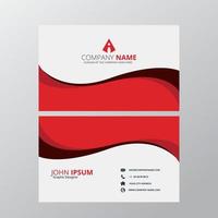 Modern Creative and Clean Business Card Design Print Templates. Flat Style Vector Illustration