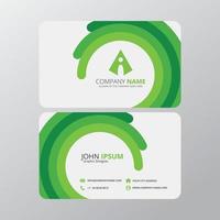 Modern Creative and Clean Business Card Design Print Templates. Flat Style Vector Illustration