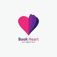 Heart logo vector design illustration