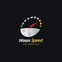 Moon logo vector design illustration