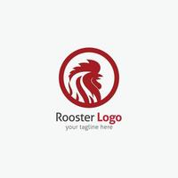Rooster logo vector design illustration
