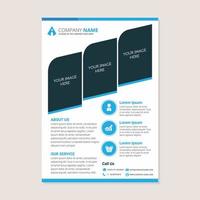 Corporate business annual report brochure flyer design. Leaflet cover presentation vector