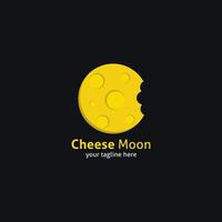 Moon logo vector design illustration