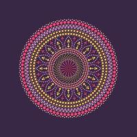 Vector dot painting mandalas. Aboriginal style of dot painting
