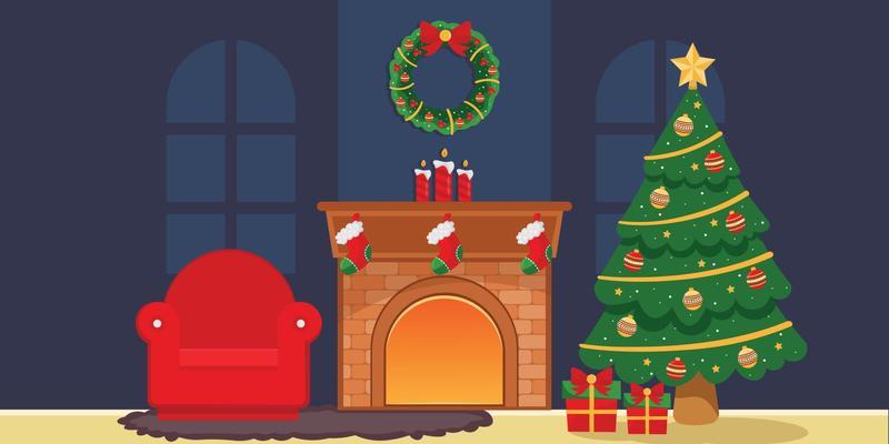 Classic Christmas Background A