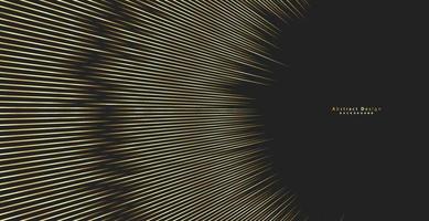 Abstract pattern golden line. Design stripe gold on black background. Modern luxury concept. Vector illustration