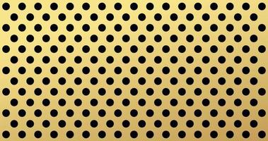 Gold polka dots pattern, colorful holiday background - vector abstract background