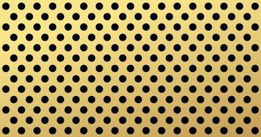 Gold polka dots pattern, colorful holiday background - vector abstract background