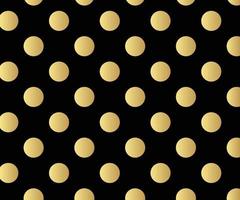 Gold polka dots pattern, colorful holiday background - vector abstract background