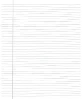 Cuaderno de ejercicios de hoja de cálculo en blanco, papel cuadriculado, diseño dibujado a mano, ilustración vectorial eps 10 vector