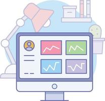 Analytics Isolated Vector icon which can easily modify or edit