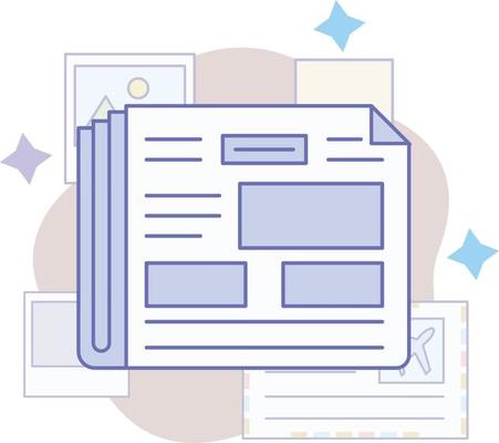 46.Article  Isolated Vector icon which can easily modify or edit