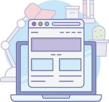 Website Isolated Vector icon which can easily modify or edit
