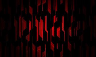 Abstract red circuit line technology on grey design modern futuristic background vector