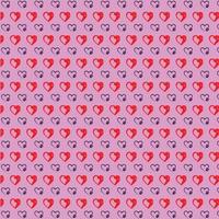 Valentine's digital paper pattern vector