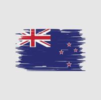 New Zealand Flag Brush. National Flag vector