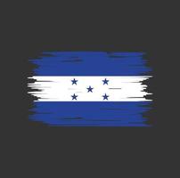 cepillo de la bandera de honduras. bandera nacional vector