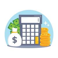 Accounting and finance concept vector