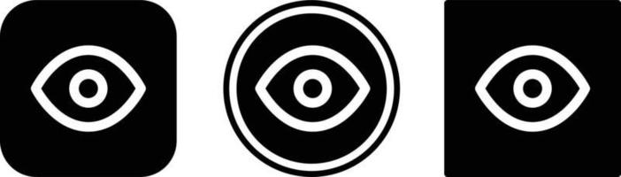 eye icon . web icon set . icons collection. Simple vector illustration.