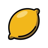 this is a lemon icon vector