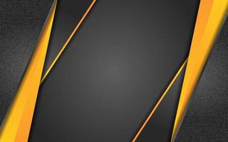 Abstract black gradient background with futuristic line gold vector