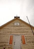 Old Weathered Church Manitoba Canada photo