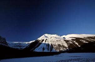 Rocky Mountains in winter photo