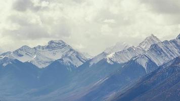 4 sequenza timelapse k di banff, canada - le montagne di banff video