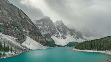 4K Timelapse Sequence of Banff National Park, Canada - Moraine Lake video