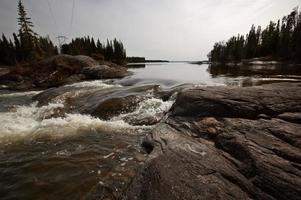 Sasagin Rapids in Northern Manitoba photo