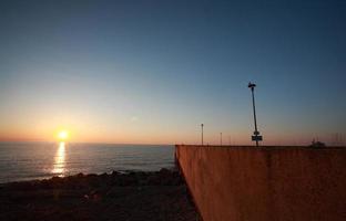 Sunrise over Lake Winnipeg photo