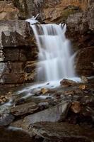 Tangle Creek cae en el Parque Nacional Jasper foto