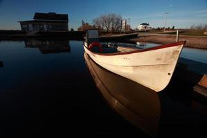 fishing boat at Hecla on Lake Winnipeg photo