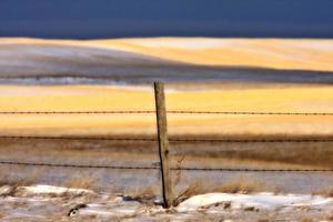 Snow in the Hills Saskatchewan photo