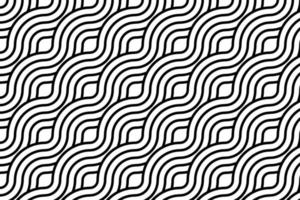 Half wave line pattern vector