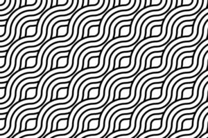 Half wave line pattern vector