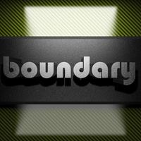 boundary word of iron on carbon photo