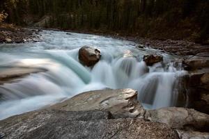 Sunwapta cae en el Parque Nacional Jasper foto