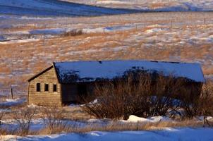 Farm in Winter Canada photo