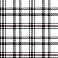Traditional tartan plaid pattern in white, black and red.Texture from plaid, tablecloths, clothes, shirts, dresses, paper, bedding, blankets and other textile products vector