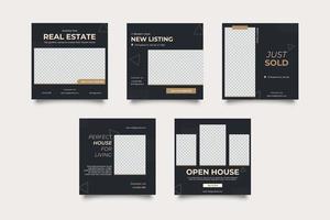 Real Estate Business Social Media Posts Template