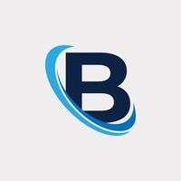 Initial Letter B Tech Logo Design Template Element.  Eps10 Vector