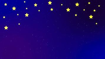 Abstract night stars background. photo