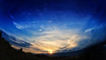 paisaje, atardecer, cielo foto