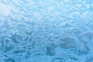 Abstract frosty pattern on glass, background texture photo